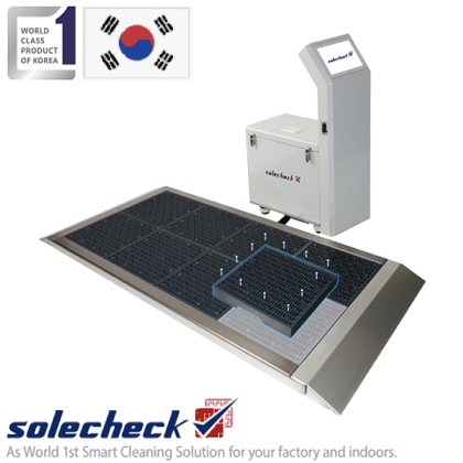 Thiết bị làm sạch bụi đế giày Solecheck