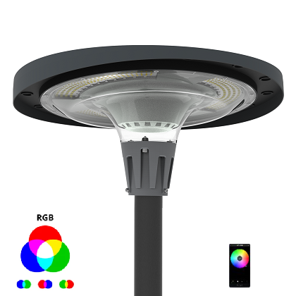 Đèn Sân Vườn Năng Lượng Mặt Trời  Đổi Màu UFO-RGB